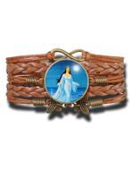 Pulseira Feminina Iemanjá, Rainha do Mar Ajustável Pulseira Feminina Iemanjá, Rainha do Mar Ajustável