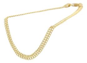 Pulseira Feminina Lacraia 16 Cm Ouro 18k 750 Pulso Fino Pulseira Feminina Lacraia 16 Cm Ouro 18k 750 Pulso Fino
