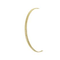 Pulseira Feminina Lacraia 18 cm Ouro 18k 750