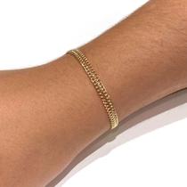 Pulseira Feminina Lacraia Em Ouro 18k Bracelete Pulseira Feminina Lacraia Em Ouro 18k Bracelete