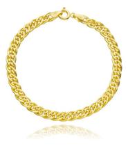 Pulseira Feminina Mimosa Grossa Ouro 18k 750 18,5cm Pulseira Feminina Mimosa Grossa Ouro 18k 750 18,5cm