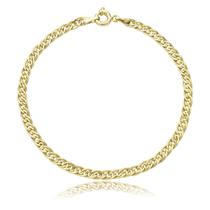 Pulseira Feminina Mimosa Reforçada Ouro 18k 750 3,3mm Pulseira Feminina Mimosa Reforçada Ouro 18k 750 3,3mm
