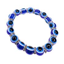 Pulseira Feminina Olho Turco da Sorte Mal Olhado e Sorte