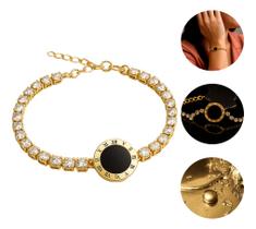 Pulseira Feminina Oremte Luxo Rivieira Zircônia Ice Pulseira Feminina Oremte Luxo Rivieira Zircônia Ice