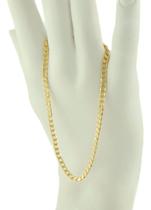 Pulseira Feminina Ouro 18k 750 Grumet Maciça 18 Cm Novidade