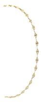 Pulseira Feminina Ouro 18k Coffee 18 Cm Certificado Garantia Dourado 18 Cm