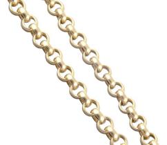 Pulseira Feminina Ouro 18k Elos Portugueses 4.8 19 Cm Maciça