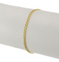 Pulseira Feminina Ouro 18k Grumet 2.7 19 Cm Certificado Ga