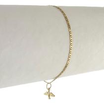 Pulseira Feminina Ouro Pingente Espirito Santo 18 Cm 18k Do Dourado Pulseira Feminina Ouro Pingente Espirito Santo 18 Cm 18k Do Dourado