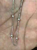 Pulseira Feminina Prata 925 18 Cm Bolinha Pulseira Feminina Prata 925 18 Cm Bolinha