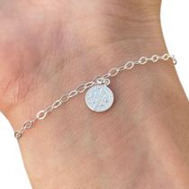 Pulseira Feminina Prata 925 Legítima Medalha São Bento