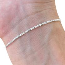 Pulseira Feminina Prata 925 Legítima Original Fina Delicada