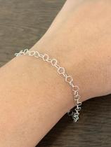 Pulseira Feminina Prata Italiana Maciça 925 Estrela Pulseira Feminina Prata Italiana Maciça 925 Estrela