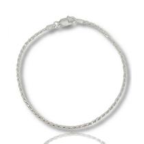 Pulseira Feminina Prata Maciça 925 Cordão Baiano