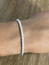 Pulseira Feminina Prata Maciça 925 Pipoca