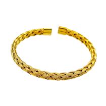 Pulseira Feminina Trançadas Bracelete Prego Moda Aço Inox Pulseira Feminina Trançadas Bracelete Prego Moda Aço Inox