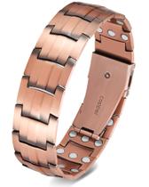 Pulseira Feraco Copper Magnetic Therapy ajustável 23,5 cm