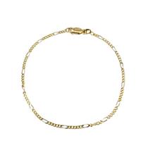 Pulseira Figaro Ouro 18K 20cm 1mm x 2mm