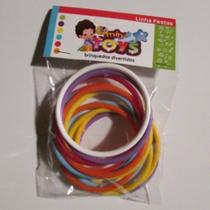 Pulseira Fina Com 12 Unidades Mini Toys Pulseira Fina Com 12 Unidades Mini Toys