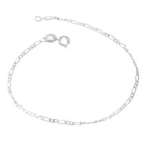 Pulseira Fina Com Elos PRI Style Folheada A Prata Antialérgica