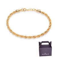Pulseira Fio Baiano Banhado à Ouro Rommanel 552188 Pulseira Fio Baiano Banhado à Ouro Rommanel 552188