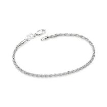 Pulseira Fio Baiano Prata Maciça 925 Rommanel 8500790 Pulseira Fio Baiano Prata Maciça 925 Rommanel 8500790