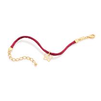 Pulseira fio de seda com borboleta ROSA 552026 Rommanel