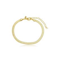 Pulseira Fita Banhada A Ouro 18K