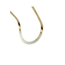 Pulseira fita laminada - 16cm + 05cm de extensor com banho de ouro 18k