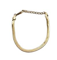 Pulseira Fita M Dourado Semijoia Lizzy Farin