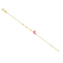 Pulseira Flamingo Ouro 18K Pl657