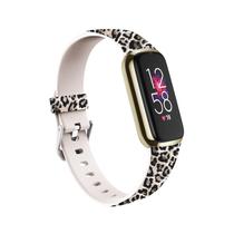 Pulseira Floral Impressa para Fitbit Luxe - Acessório de Substituição