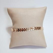 Pulseira Folhas de Oliveira Banhada a Ouro 18k Pulseira Folhas de Oliveira Banhada a Ouro 18k