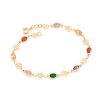 Pulseira folheada a ouro COLORIDO 551733 Rommanel Pulseira folheada a ouro COLORIDO 551733 Rommanel