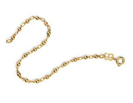 Pulseira folheada a ouro com bolas 550692 Rommanel
