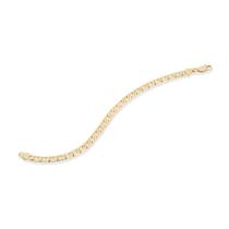 Pulseira folheada a ouro formada por elos 551028 Rommanel Pulseira folheada a ouro formada por elos 551028 Rommanel