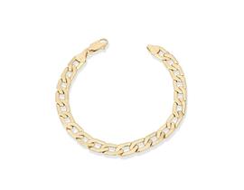 Pulseira folheada a ouro formada por elos 551029 Rommanel Pulseira folheada a ouro formada por elos 551029 Rommanel