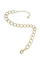 Pulseira Folheada Com Elo Largo Trabalhado