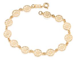 Pulseira Formada Por Peças Redondas Com Det 551304 Pulseira Formada Por Peças Redondas Com Det 551304