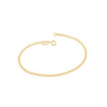 Pulseira Formado Por Fio Elo Português Rommanel 550426 Pulseira Formado Por Fio Elo Português Rommanel 550426