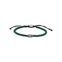 Pulseira Fossil JF04415040 Grânulos de malaquita verdes 25cm Pulseira Fossil JF04415040 Grânulos de malaquita verdes 25cm