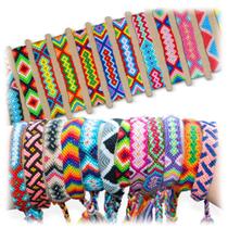 Pulseira Friendship Novelty Place, estilo Nepal, 10 unidades para mulheres