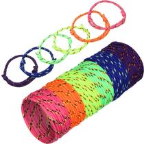 Pulseira Friendship WILLBOND 216 cores neon para crianças