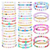 Pulseira Friendship yesaior, conjunto colorido de 60 para mulheres Pulseira Friendship yesaior, conjunto colorido de 60 para mulheres