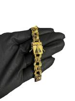 Pulseira Friso 12Mm Fecho Nossa Senhora - Banhado A Ouro 18K