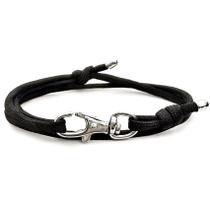 Pulseira Gafeno De Corda Feminina Preta Pulseira Gafeno De Corda Feminina Preta