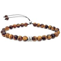 Pulseira Gafeno Masculina Olho De Tigre Pulseira Gafeno Masculina Olho De Tigre