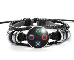 Pulseira Gamer Botões do Joystick ou Controle de Vídeo Game Unissex e Ajustável Pulseira Gamer Botões do Joystick ou Controle de Vídeo Game Unissex e Ajustável