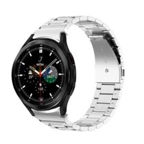 Pulseira Gomada Aço Inox Para Galaxy Watch4 classic 42/ 46mm