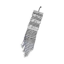Pulseira Grande Com Franjas Longas De Strass Brilhante, Joias Drag Queen, Pulseira Geométrica Larga Pulseira Grande Com Franjas Longas De Strass Brilhante, Joias Drag Queen, Pulseira Geométrica Larga